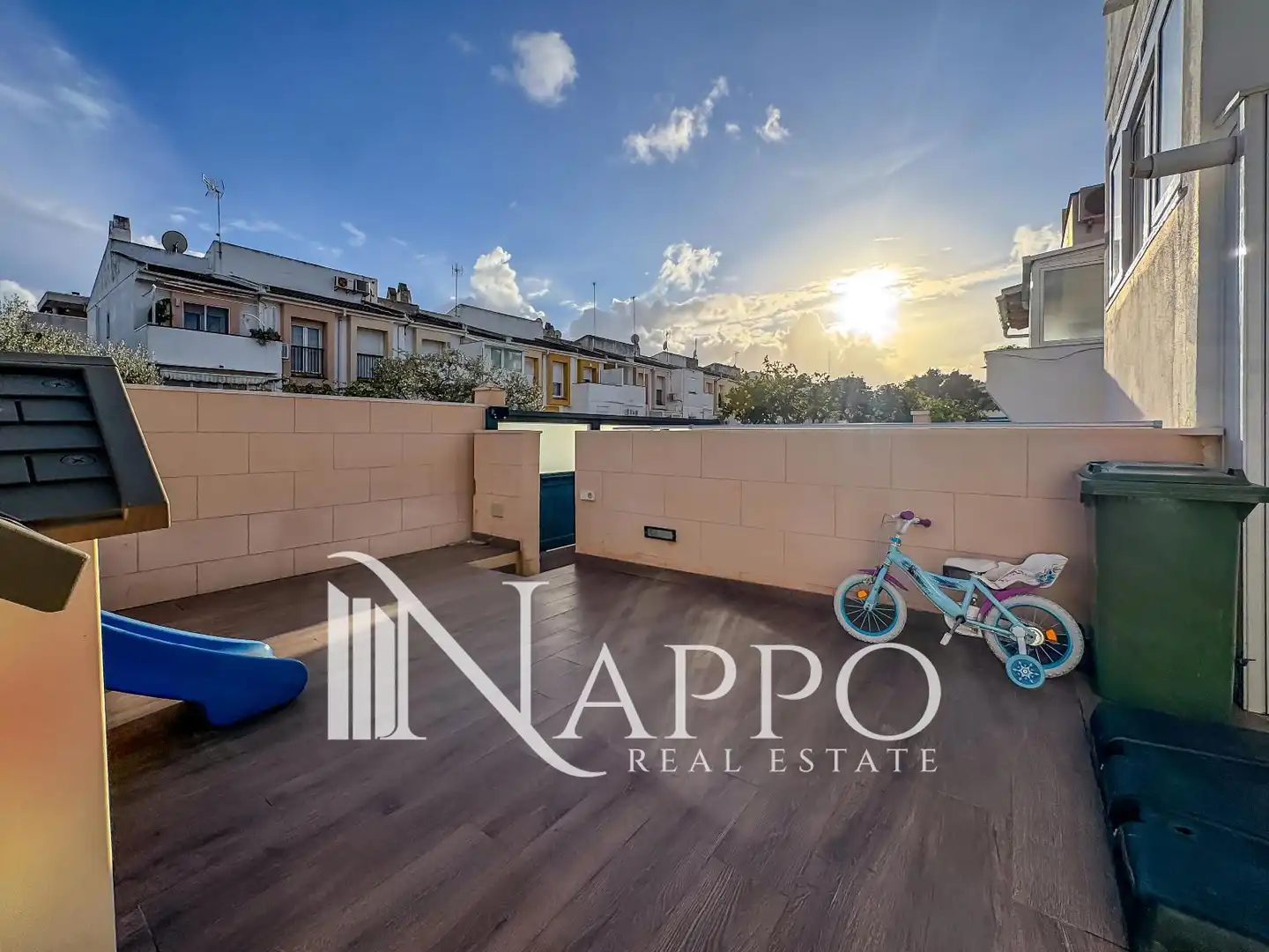 Terraza de Casa adosada en venta en Calvià con Aire acondicionado, Calefacción y Jardín privado