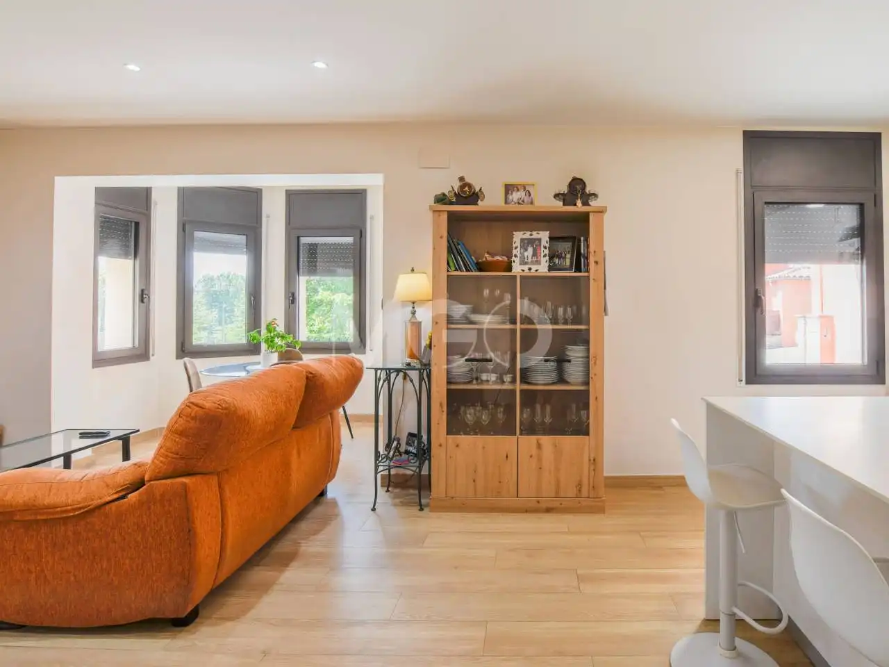 Sala de estar de Casa o chalet en venta en Les Masies de Voltregà con Parquet y Terraza