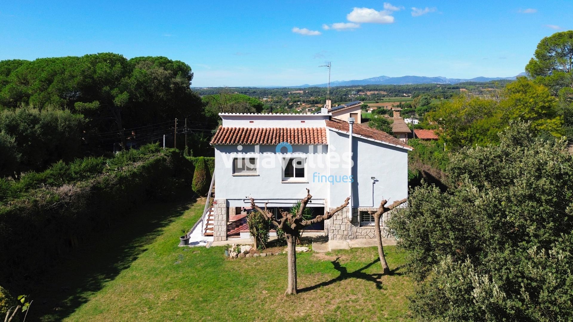 Vista exterior de Casa o xalet en venda en Sant Antoni de Vilamajor amb Calefacció, Jardí privat i Parquet