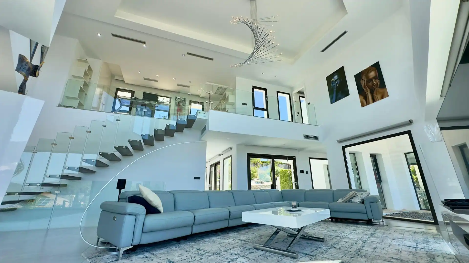 Living room of Houses for sale in Jávea / Xàbia  with Air Conditioner, Heating and Private garden
