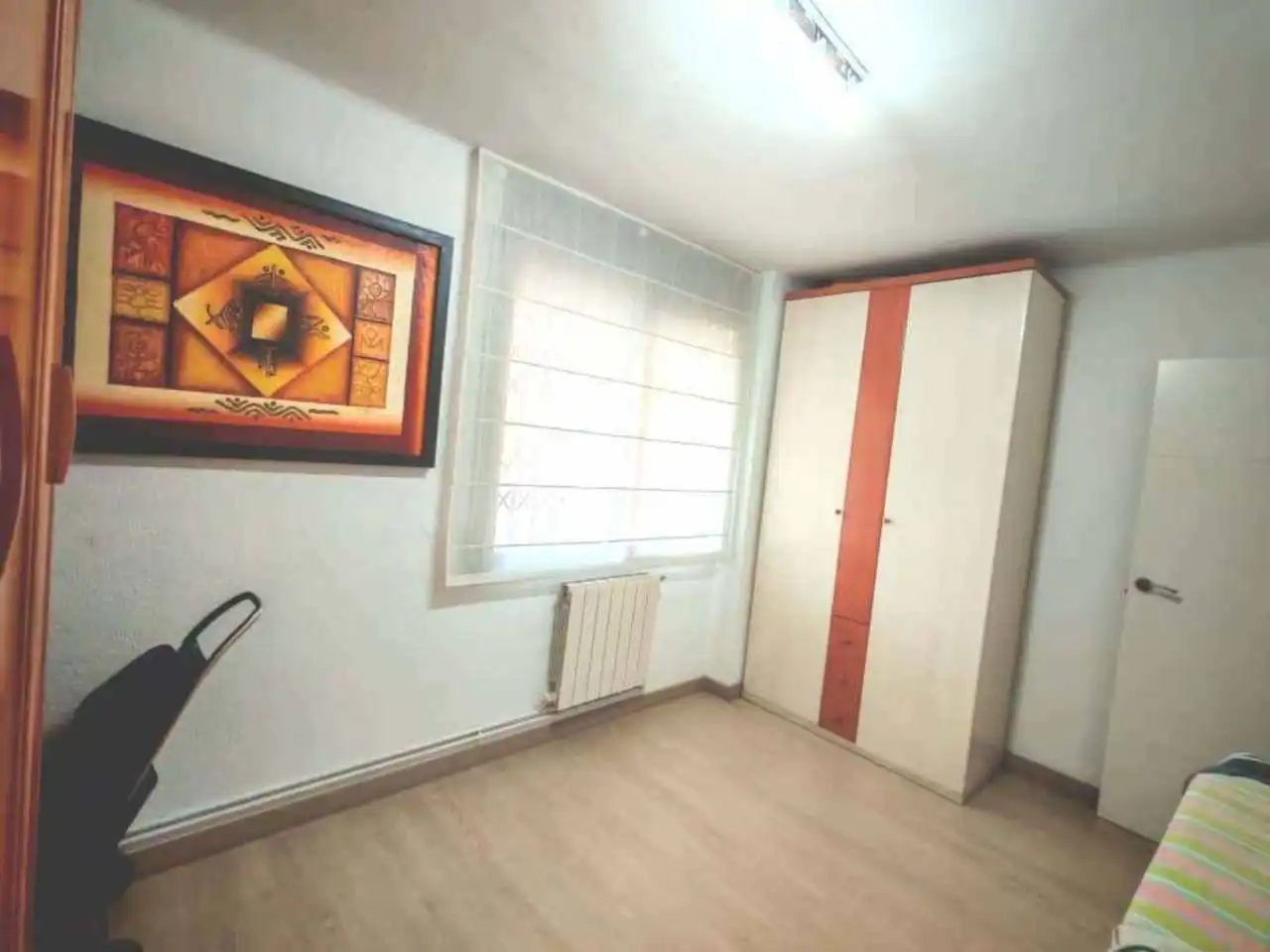 Schlafzimmer von Wohnung zum Verkauf in Badalona mit Klimaanlage, Heizung und Parkett