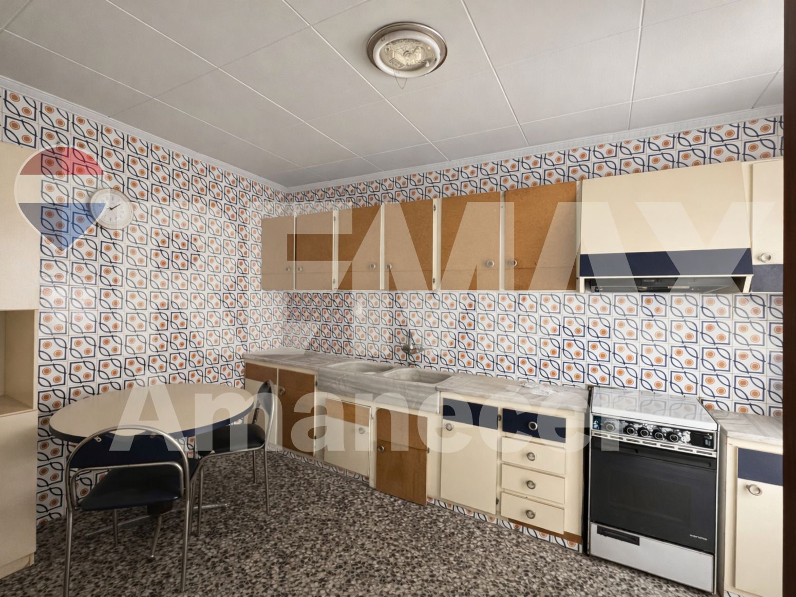 Kitchen of Flat for sale in Enguera  with Terrace and Balcony