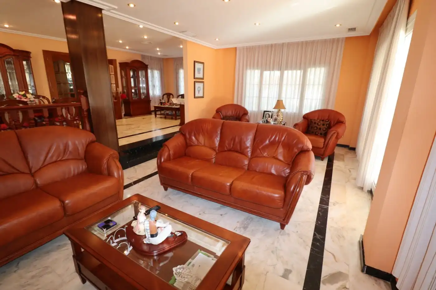 Sala de estar de Casa o chalet en venta en Godella con Calefacción, Jardín privado y Terraza