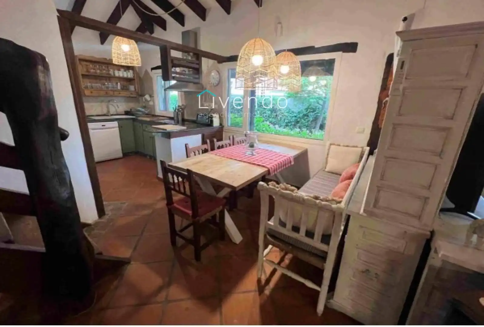 Cuina de Casa o xalet en venda en Vejer de la Frontera amb Aire condicionat i Moblat