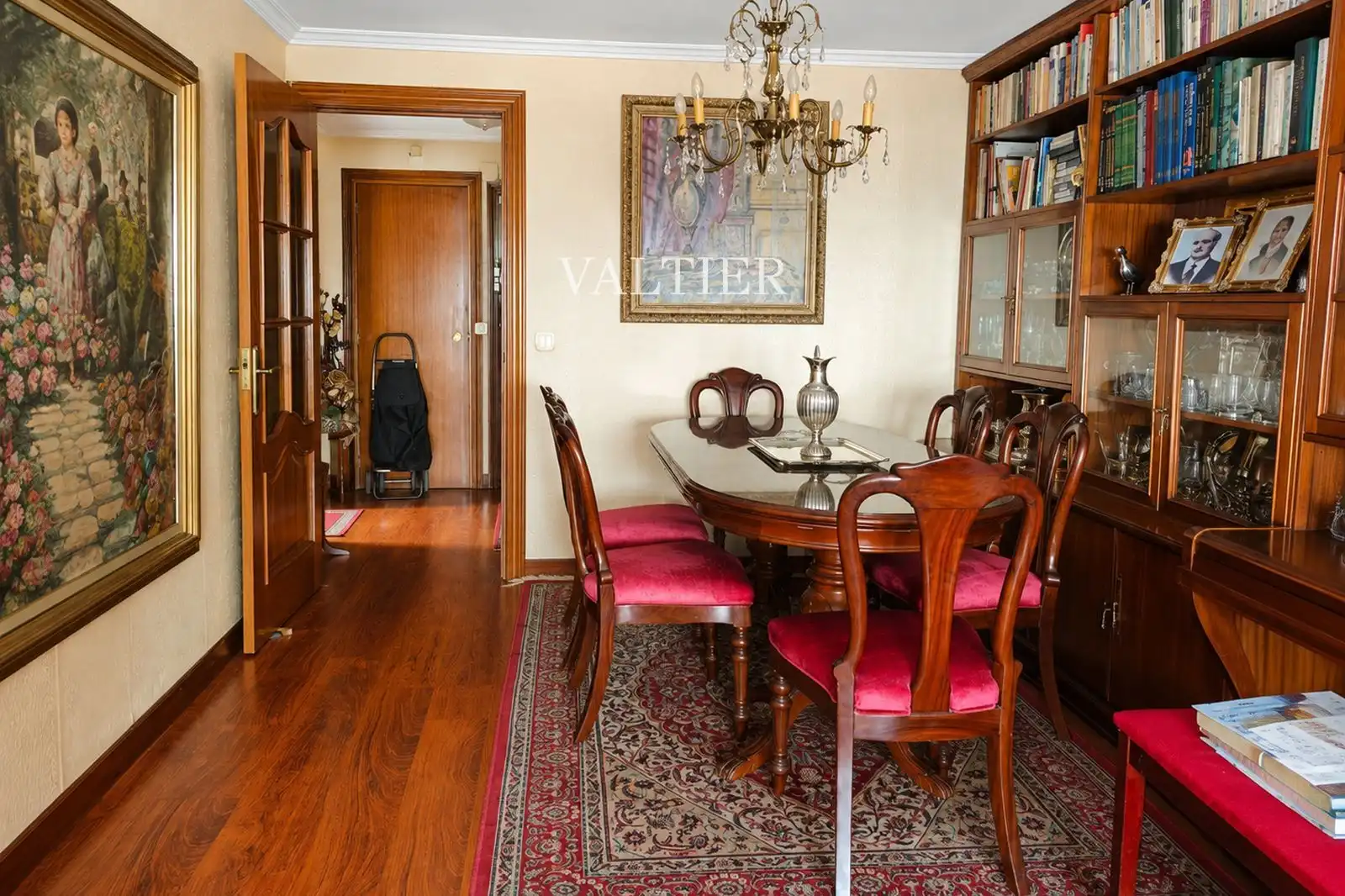 Esszimmer von Wohnung zur Miete in Madrid mit Klimaanlage, Terrasse und Möbliert