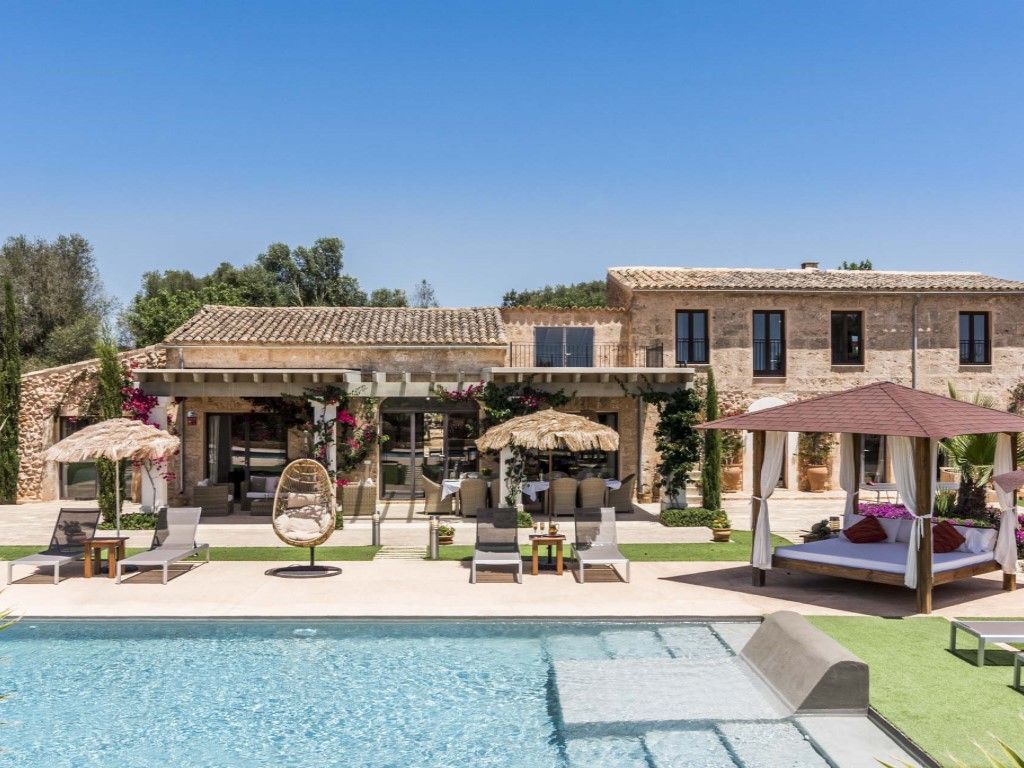 Terrace of Country homes for sale in Llucmajor  with Air Conditioner, Private garden and Terrace