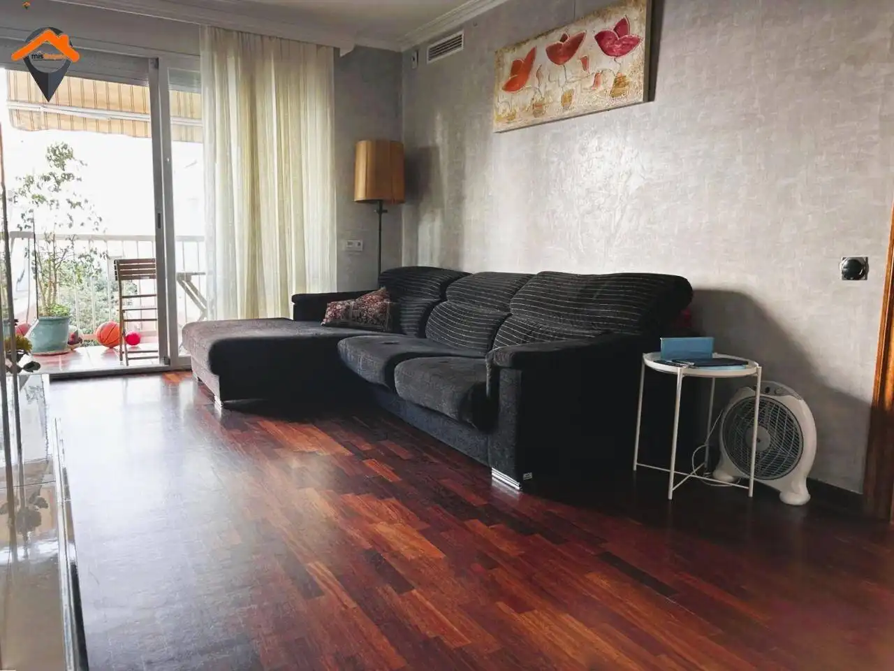 Sala de estar de Piso en venta en Sabadell con Aire acondicionado, Calefacción y Parquet