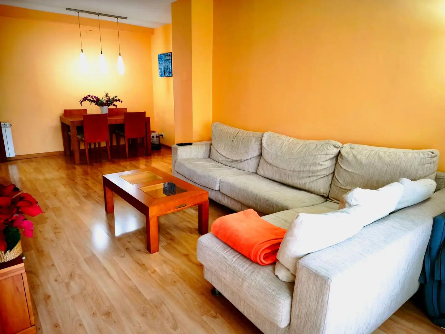 Living room of Flat for sale in Sabadell  with Air Conditioner, Heating and Parquet flooring