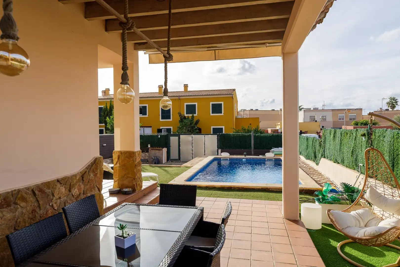 Terrassa de Casa adosada en venda en Llucmajor amb Calefacció, Jardí privat i Terrassa