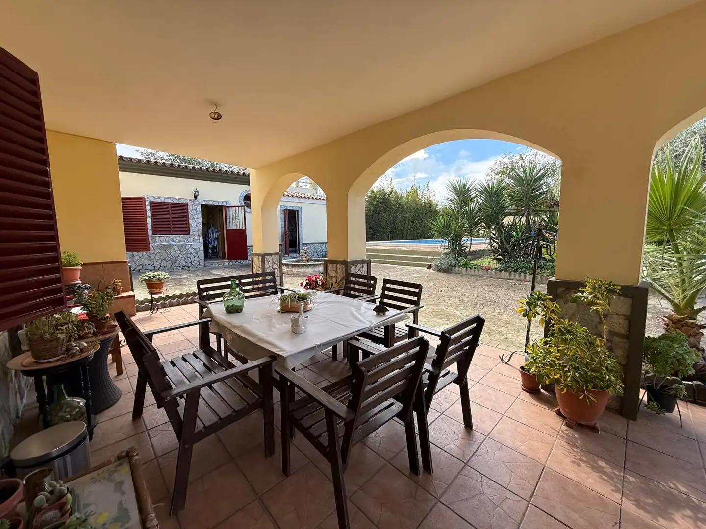Terraza de Casa o chalet en venta en Alcalá de Guadaira con Aire acondicionado, Calefacción y Jardín privado