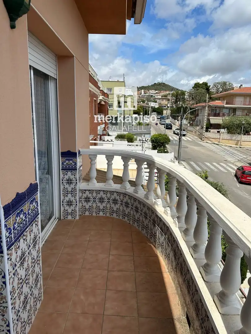 Balcony of Houses for sale in Calafell  with Air Conditioner, Private garden and Terrace