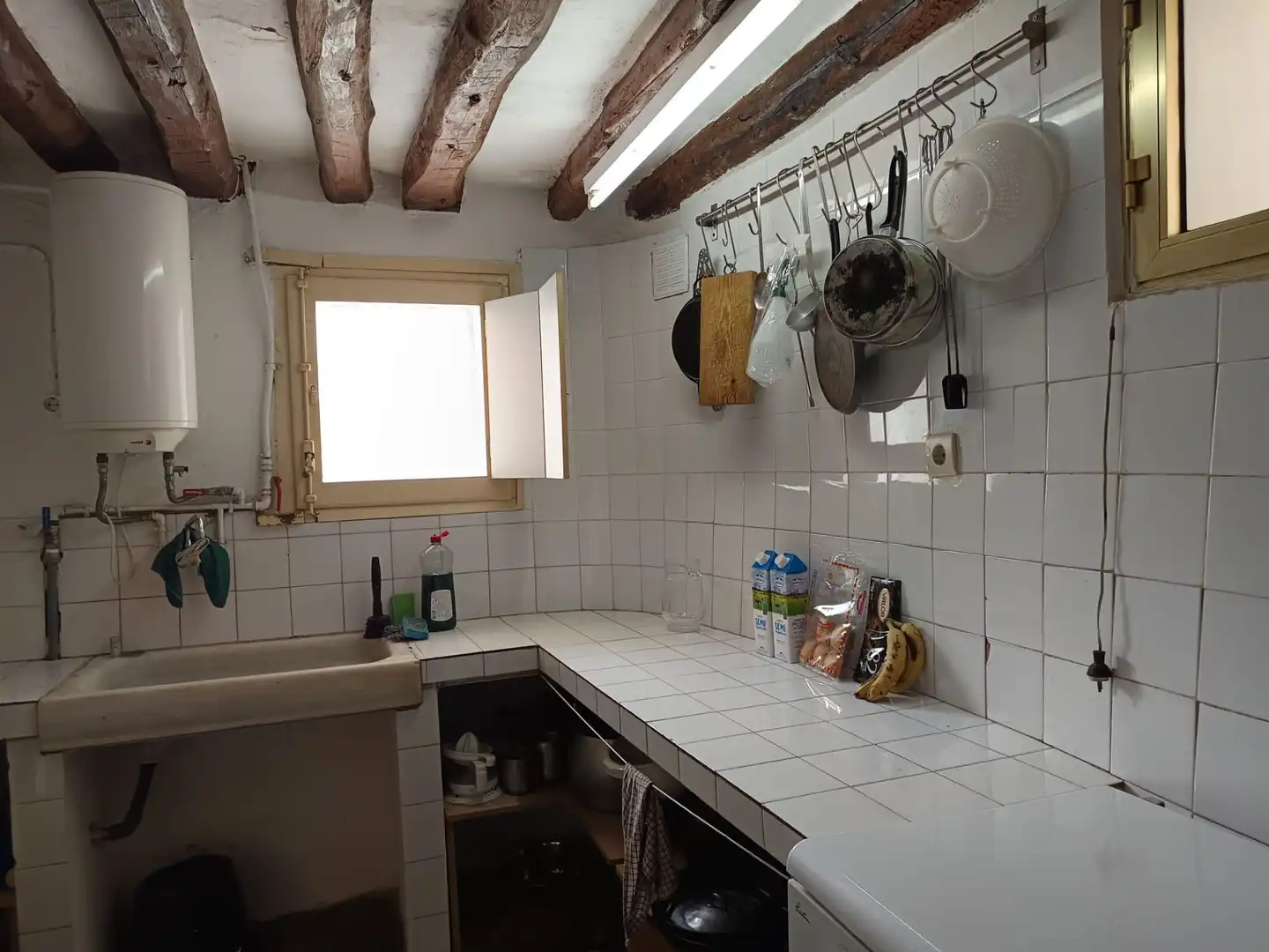 Cocina de Finca rústica en venta en Bierge con Calefacción, Terraza y Trastero