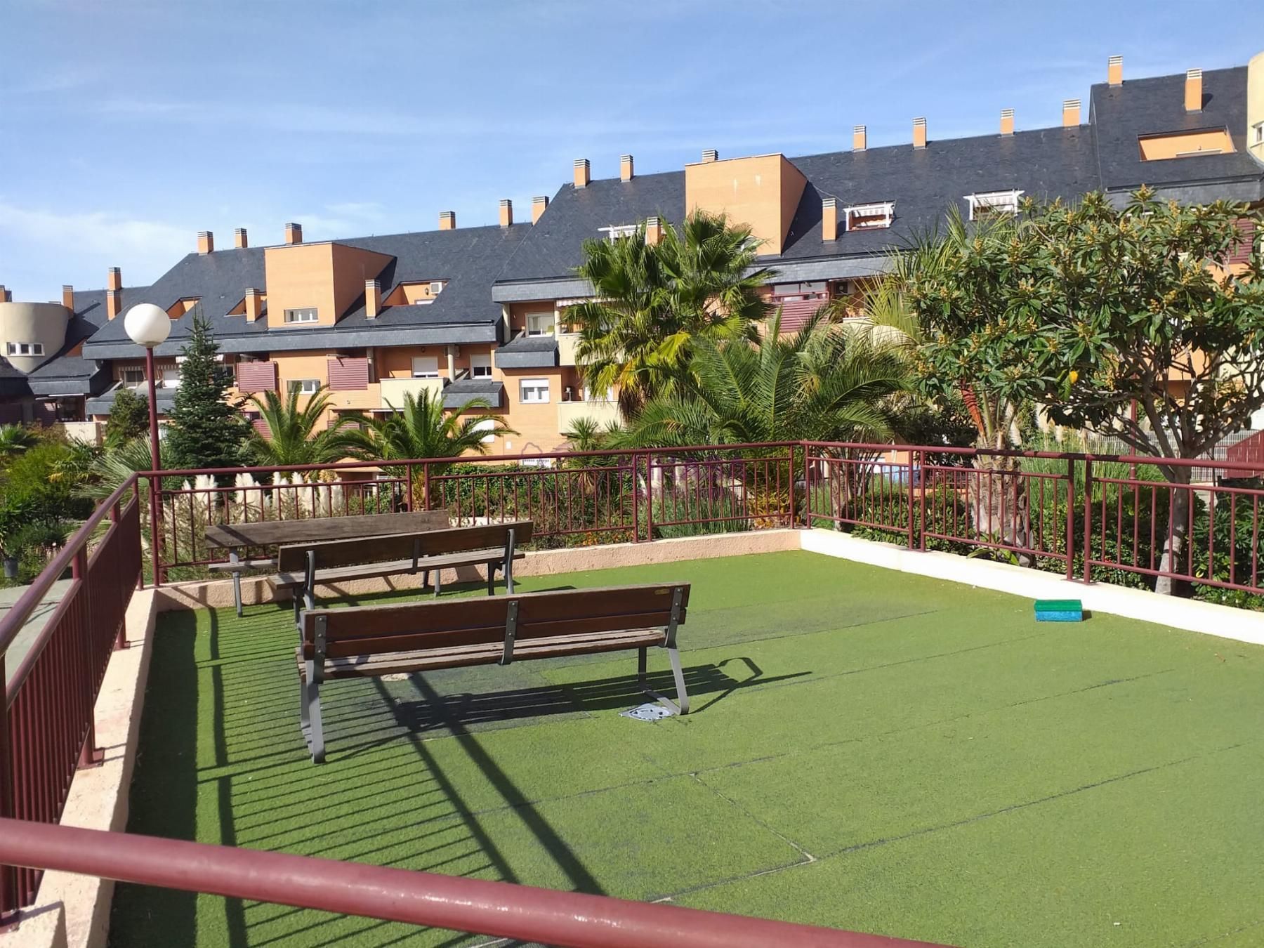 Terrasse von Wohnungen miete in Villanueva del Pardillo mit Klimaanlage, Heizung und Parkett
