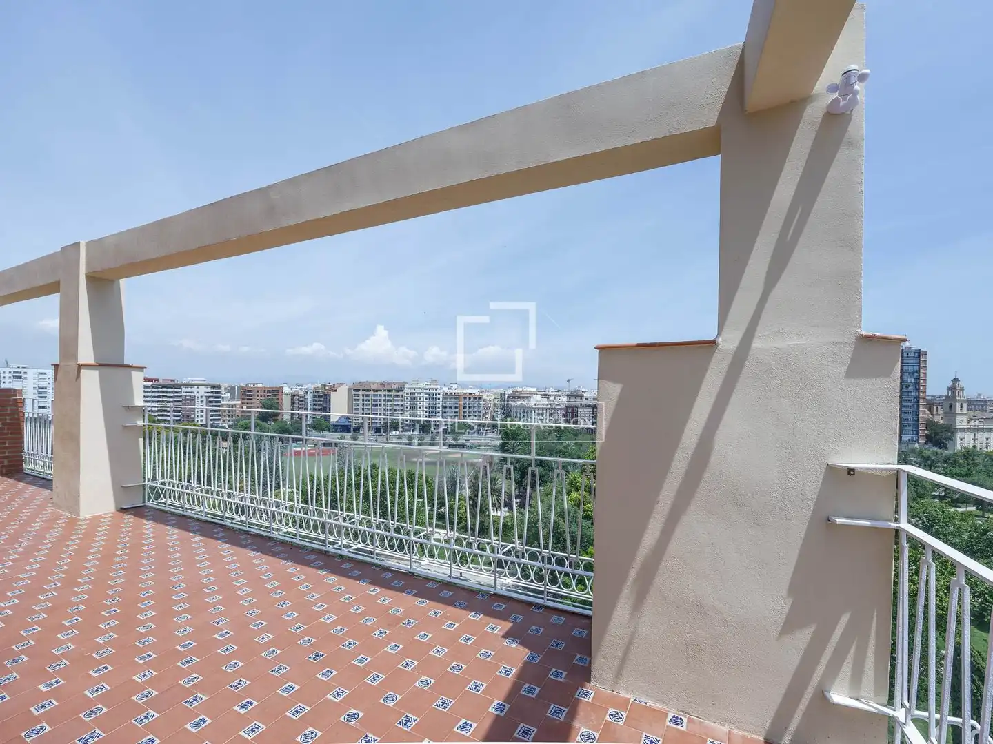 Terrace of Attic for rent in Valencia  with Air Conditioner, Heating and Parquet flooring