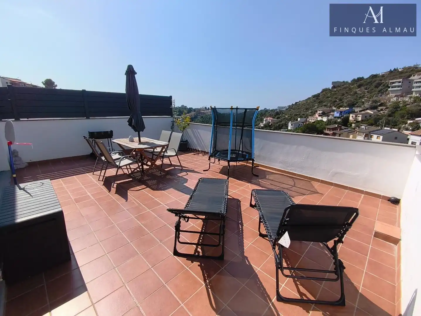 Terrassa de Casa adosada en venda en Calafell amb Calefacció, Jardí privat i Parquet
