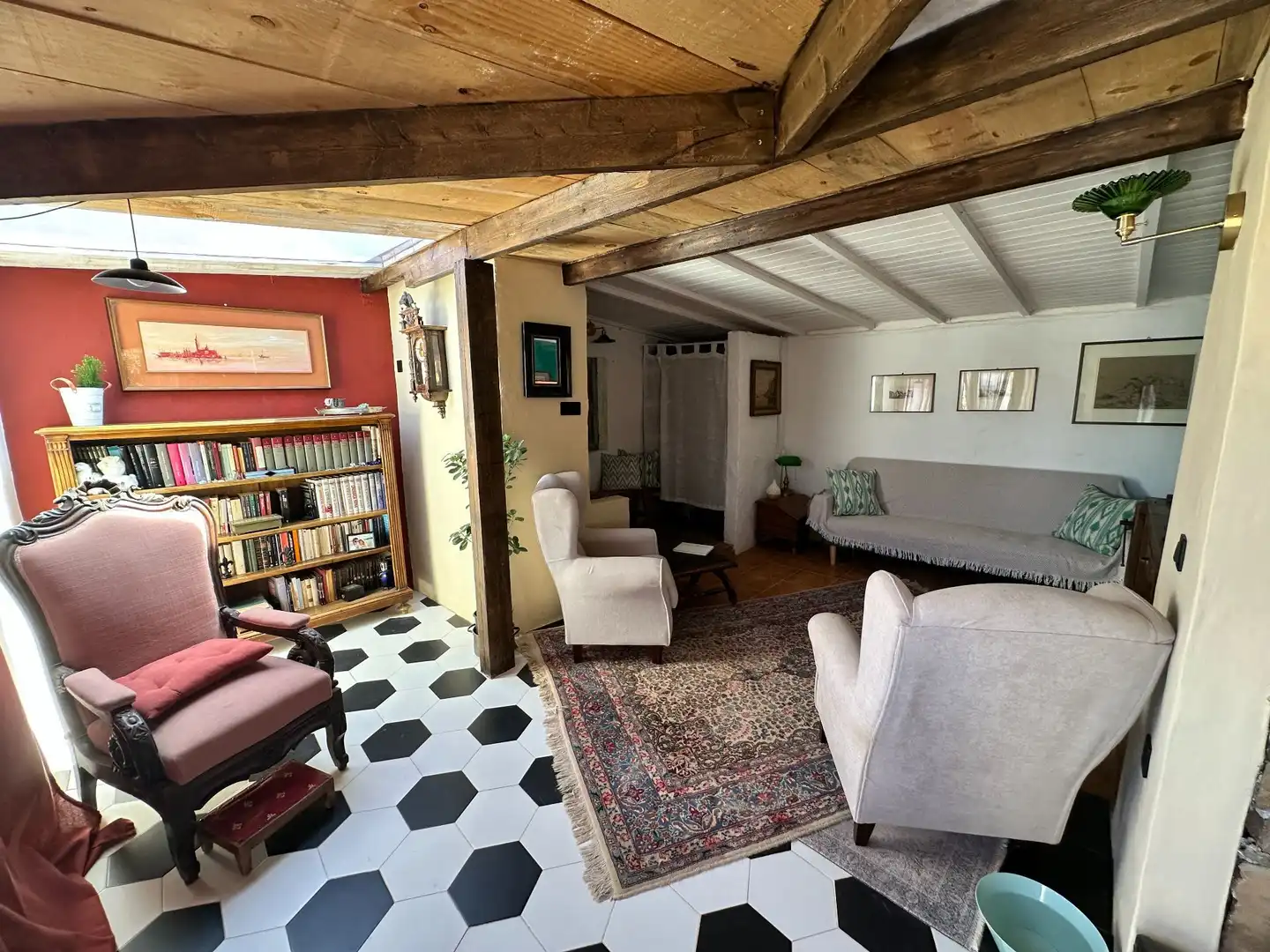 Sala de estar de Finca rústica en venta en Pájara con Jardín privado, Terraza y Trastero