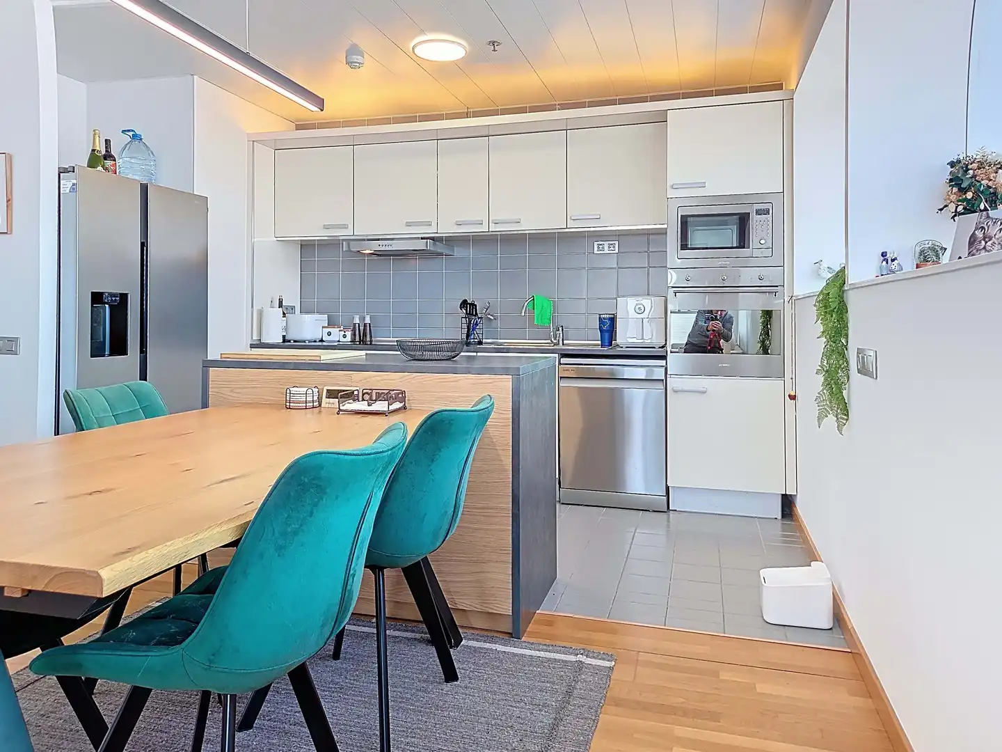 Kitchen of Flat for sale in L'Hospitalet de Llobregat  with Air Conditioner and Terrace