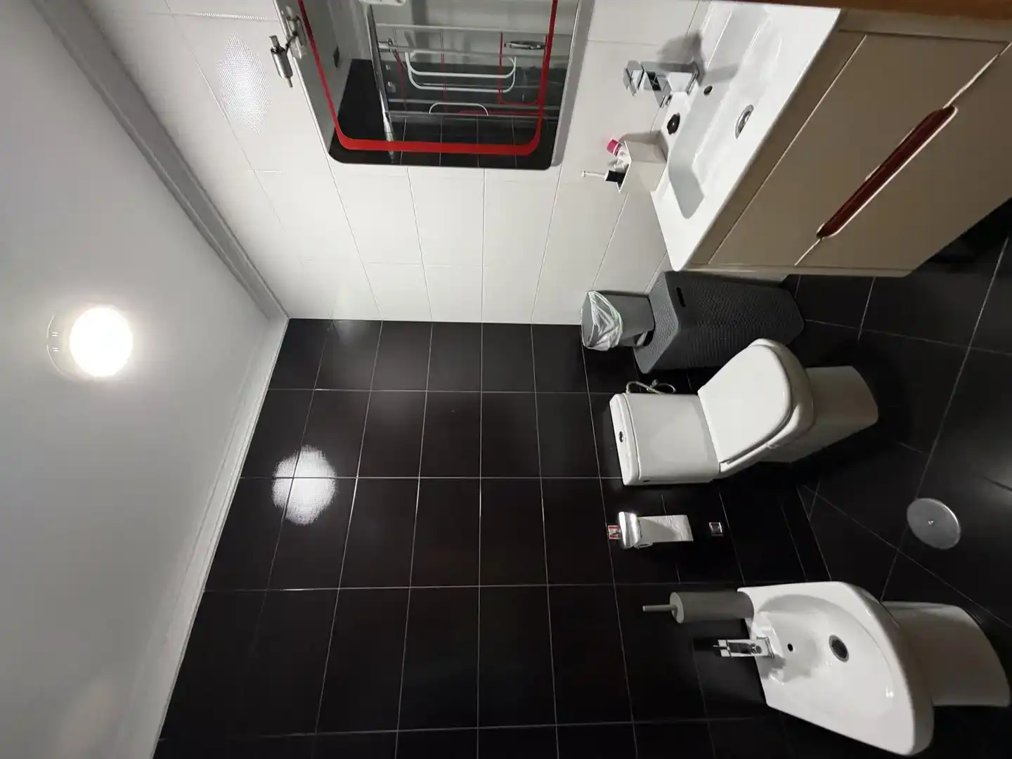 Baño de Casa o chalet para compartir en Málaga con Aire acondicionado, Jardín privado y Piscina