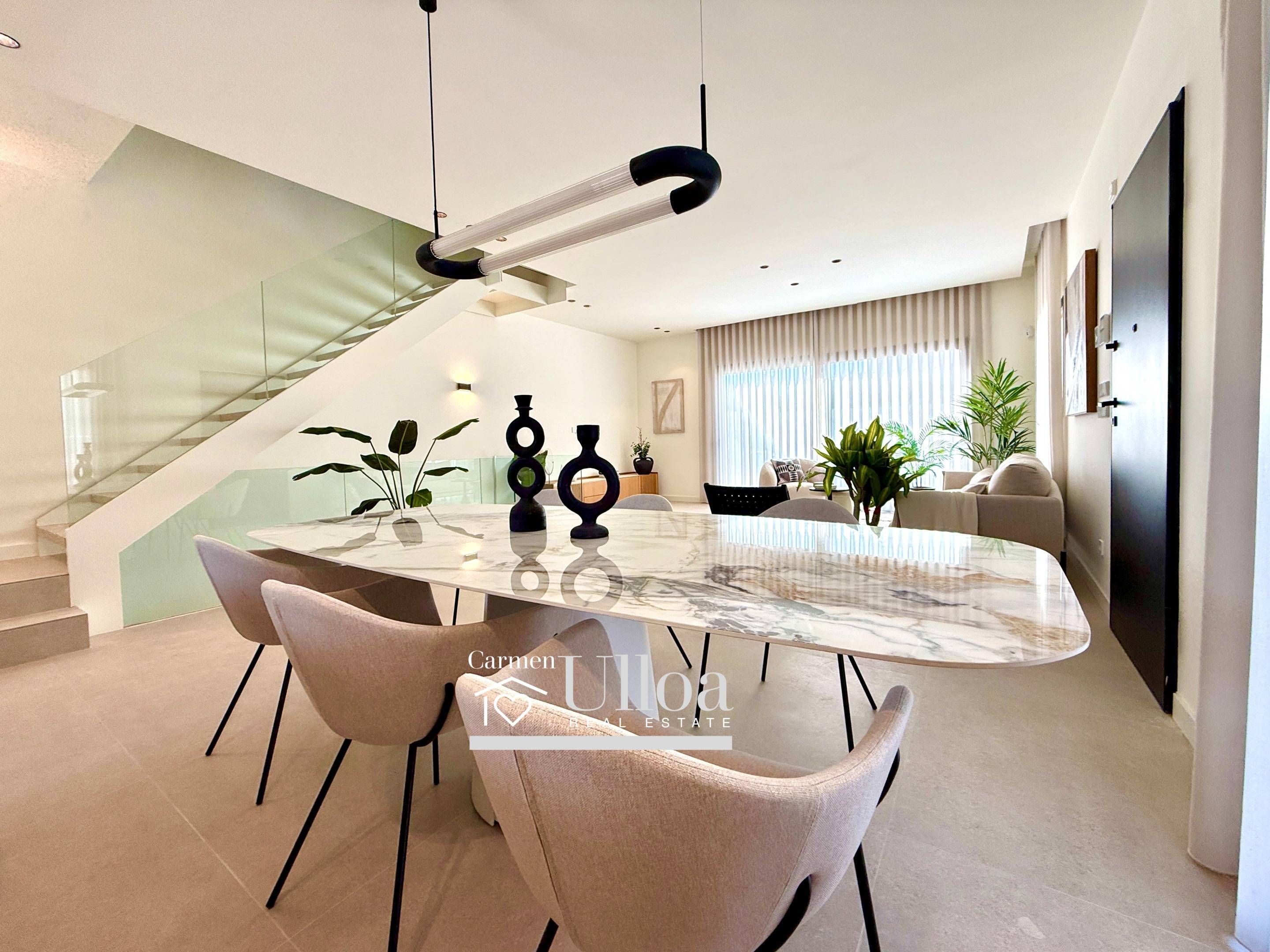 Dining room of Single-family semi-detached for sale in Sant Joan d'Alacant  with Air Conditioner, Private garden and Terrace