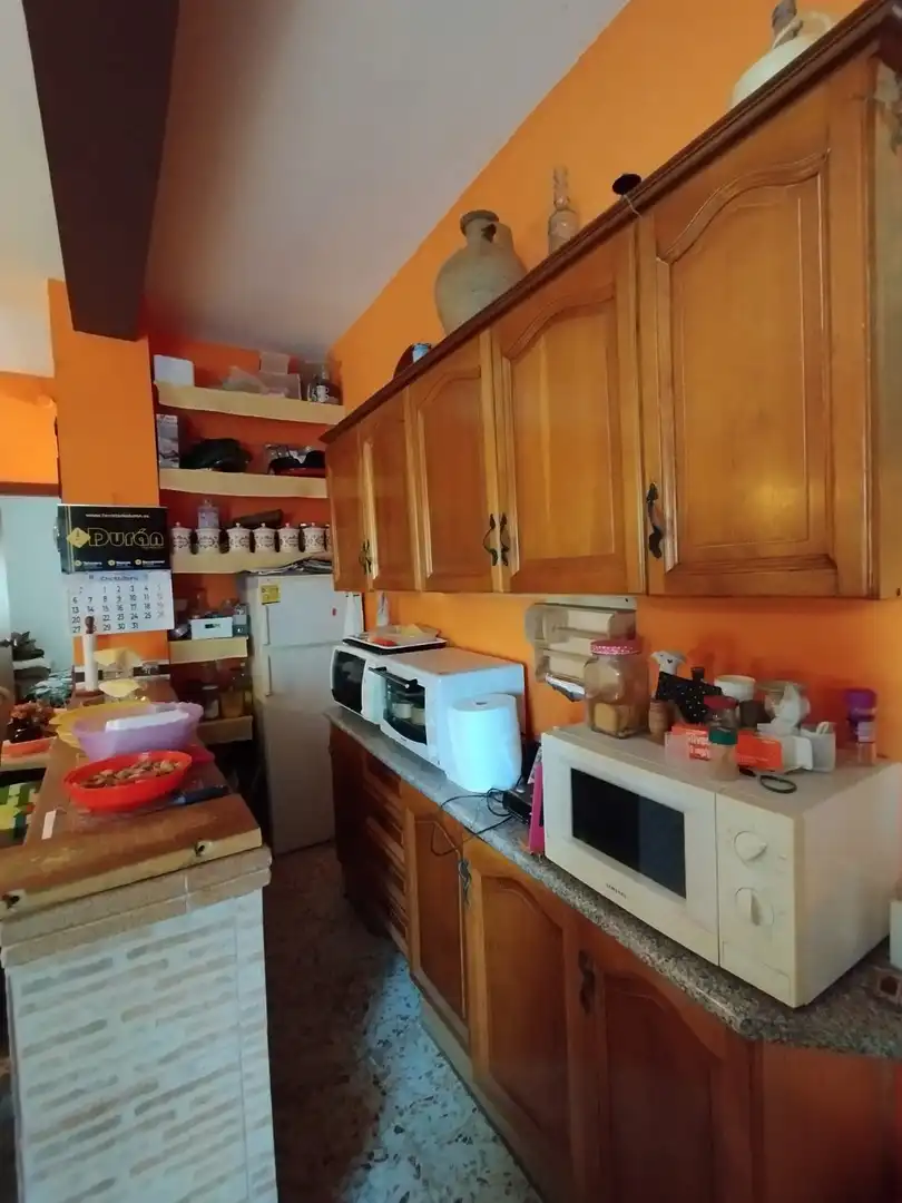 Cocina de Casa o chalet en venta en Valverde de Mérida con Trastero, Piscina y Amueblado