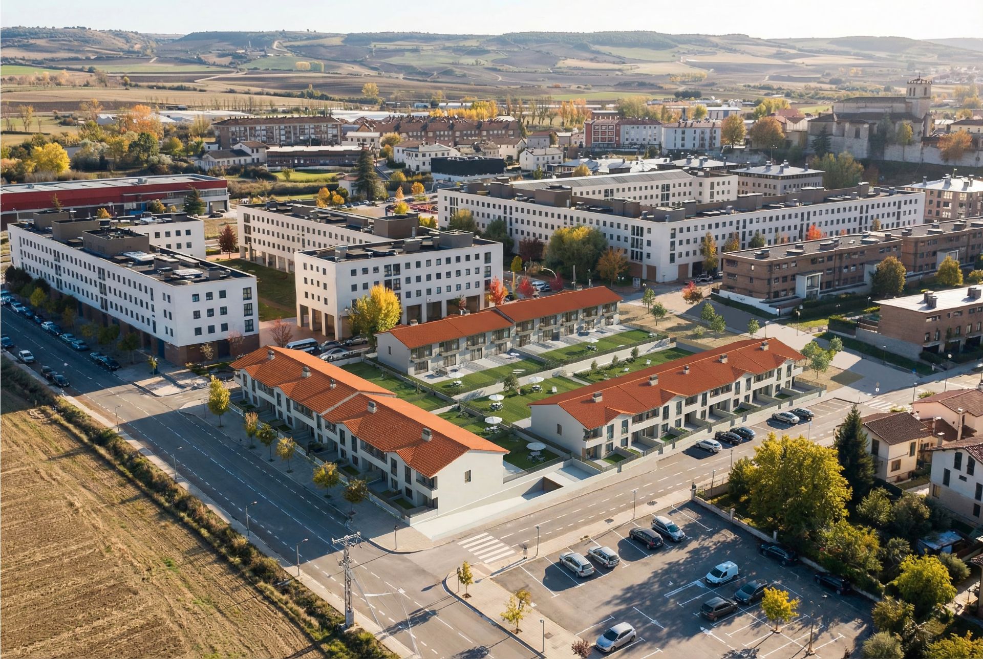 Vista exterior de Casa adosada en venda en Salvatierra / Agurain