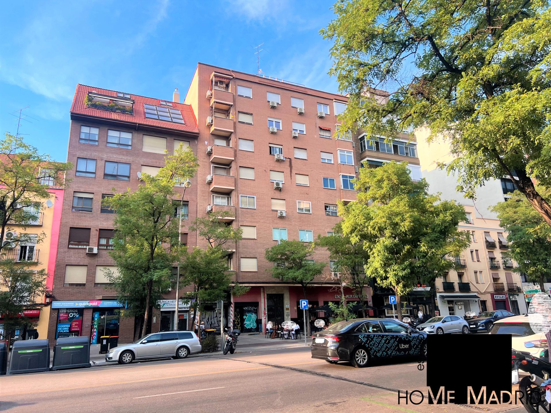 Exterior view of Flat for sale in  Madrid Capital  with Air Conditioner, Heating and Parquet flooring