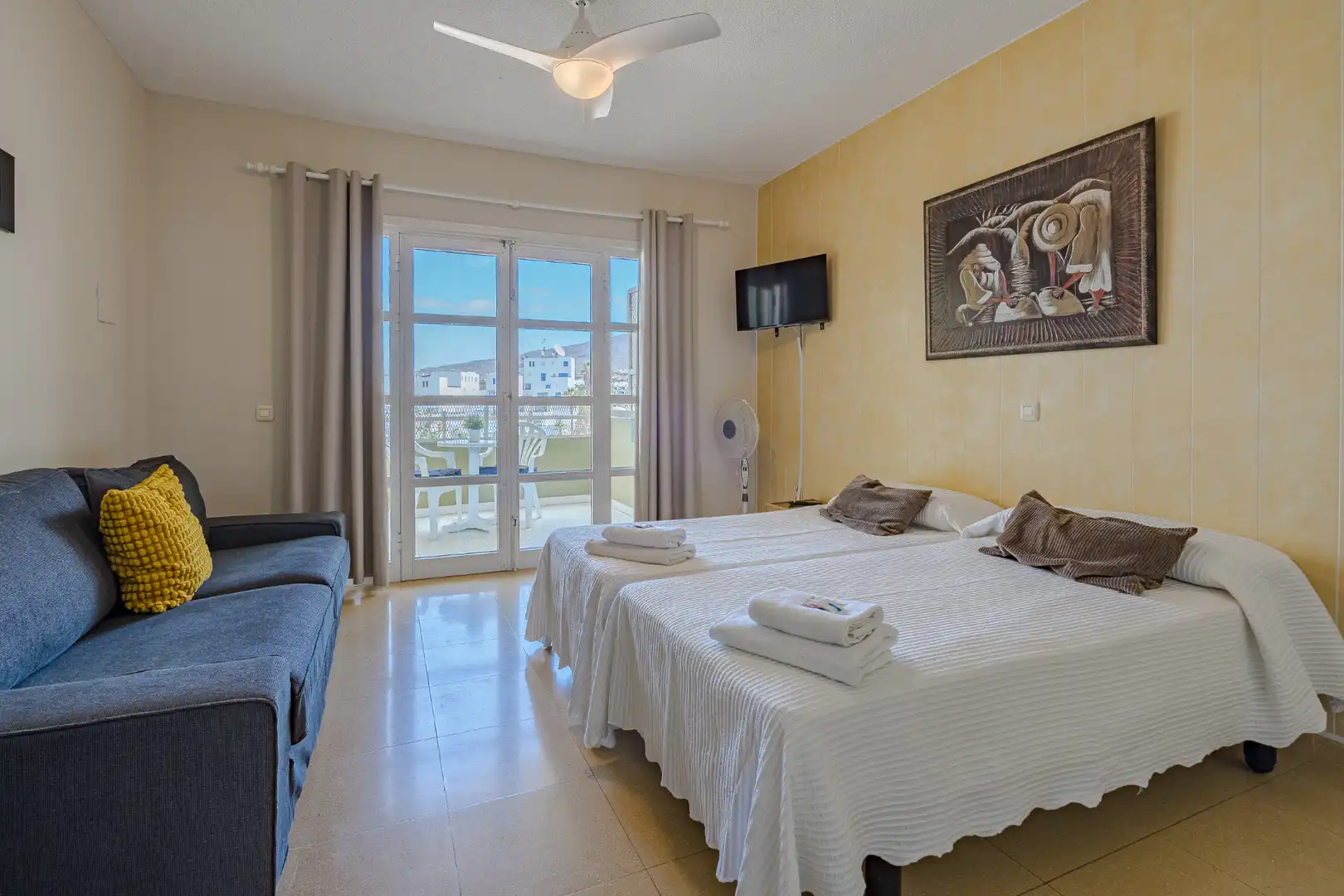 Schlafzimmer von Wohnung zum Verkauf in Adeje mit Terrasse, Möbliert und Ofen