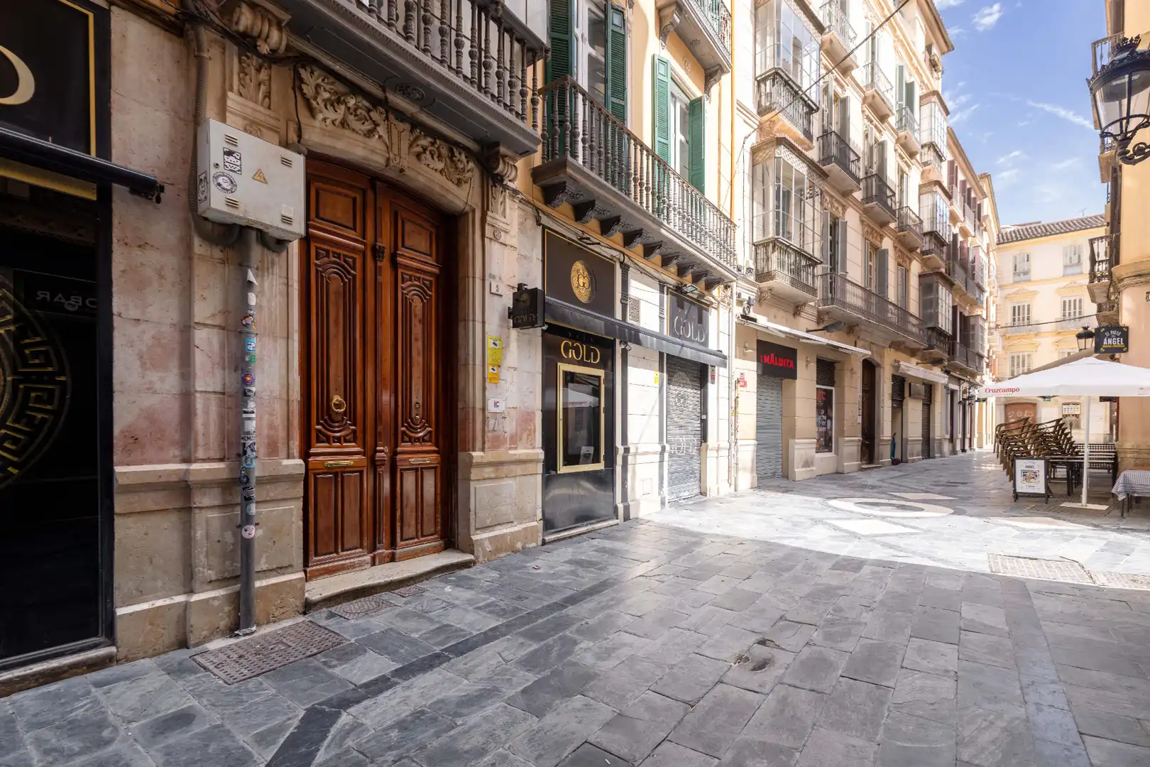Exterior view of Flat for sale in Málaga  with Air Conditioner and Storage room
