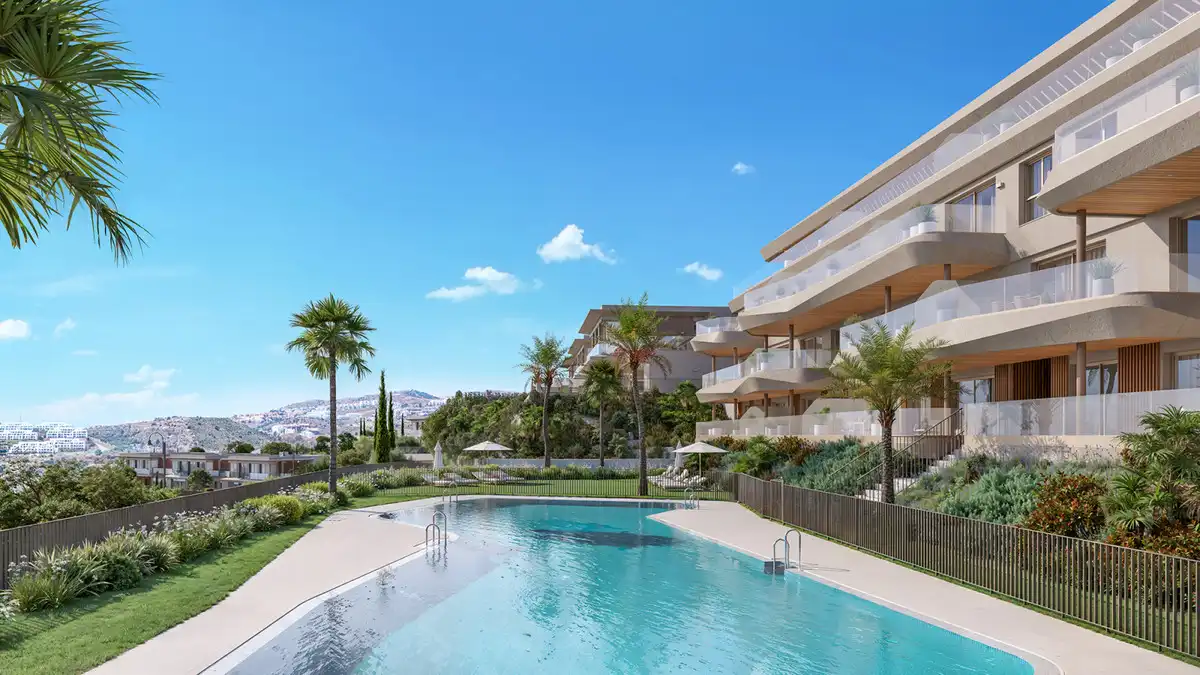 Swimming pool of Flat for sale in Mijas  with Terrace and Storage room