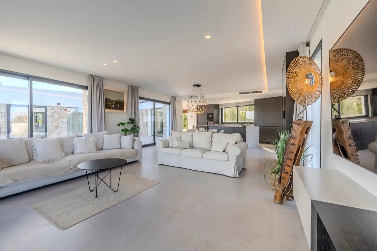 Living room of Houses for sale in Dénia  with Air Conditioner, Heating and Private garden