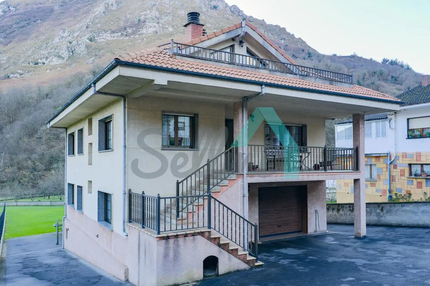 Exterior view of Houses for sale in Morcín  with Heating, Private garden and Terrace