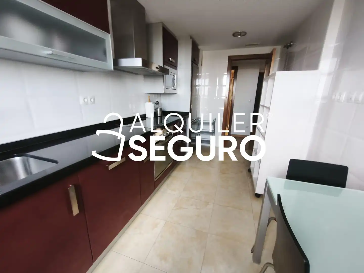 Kitchen of Flat for rent in Zaragoza  with Air Conditioner, Heating and Terrace