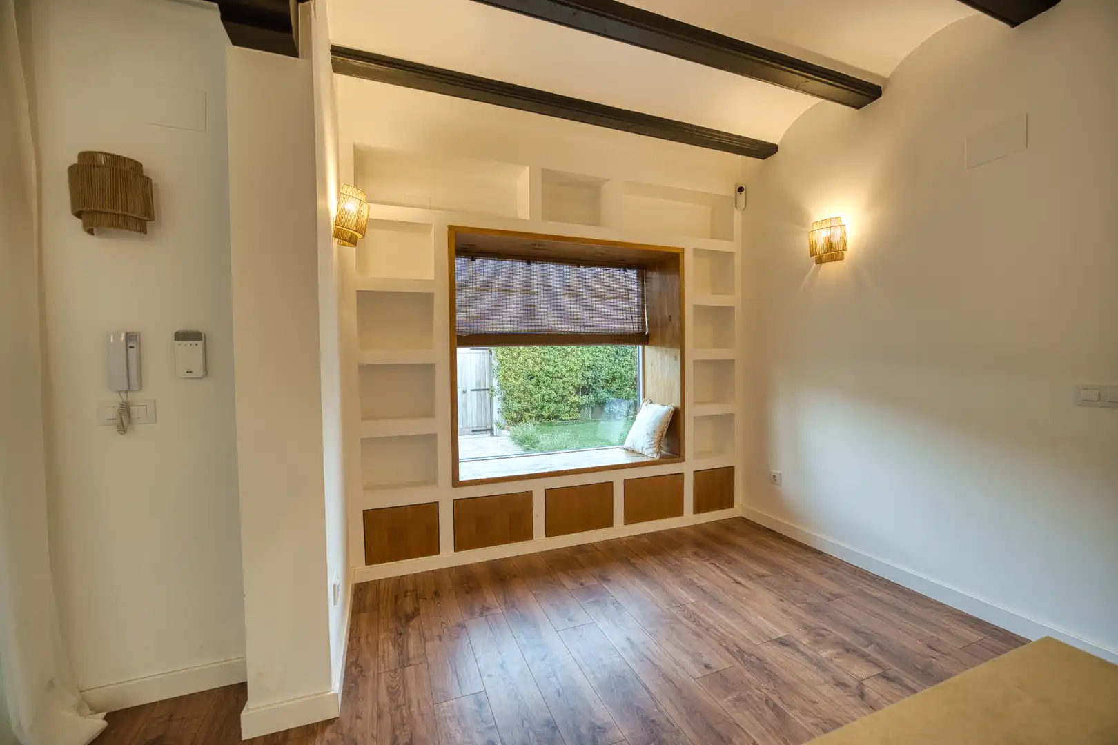 Living room of Houses for rent in Jávea / Xàbia  with Air Conditioner, Private garden and Parquet flooring