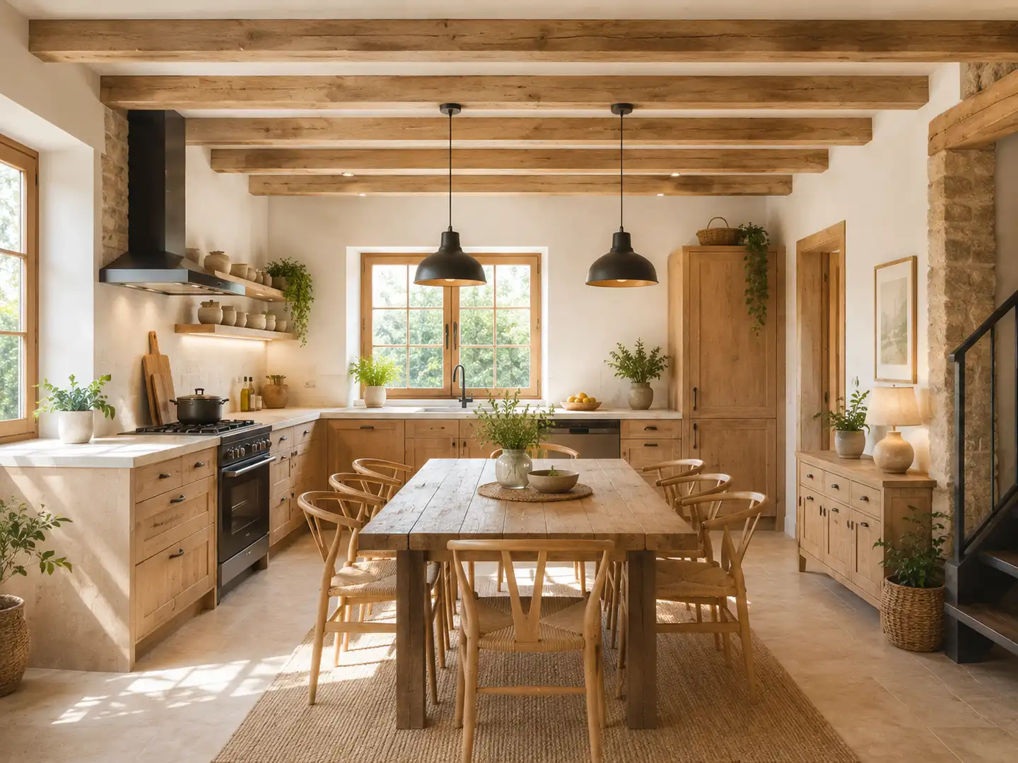Cocina de Finca rústica en venta en Mendexa con Jardín privado