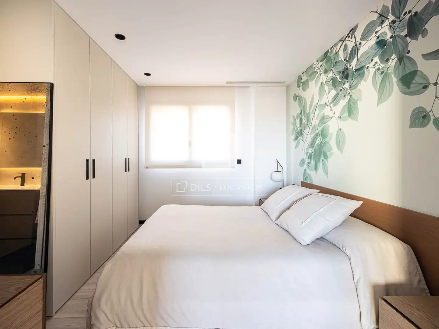 Schlafzimmer von Dachboden zum Verkauf in Barcelona mit Klimaanlage, Heizung und Terrasse