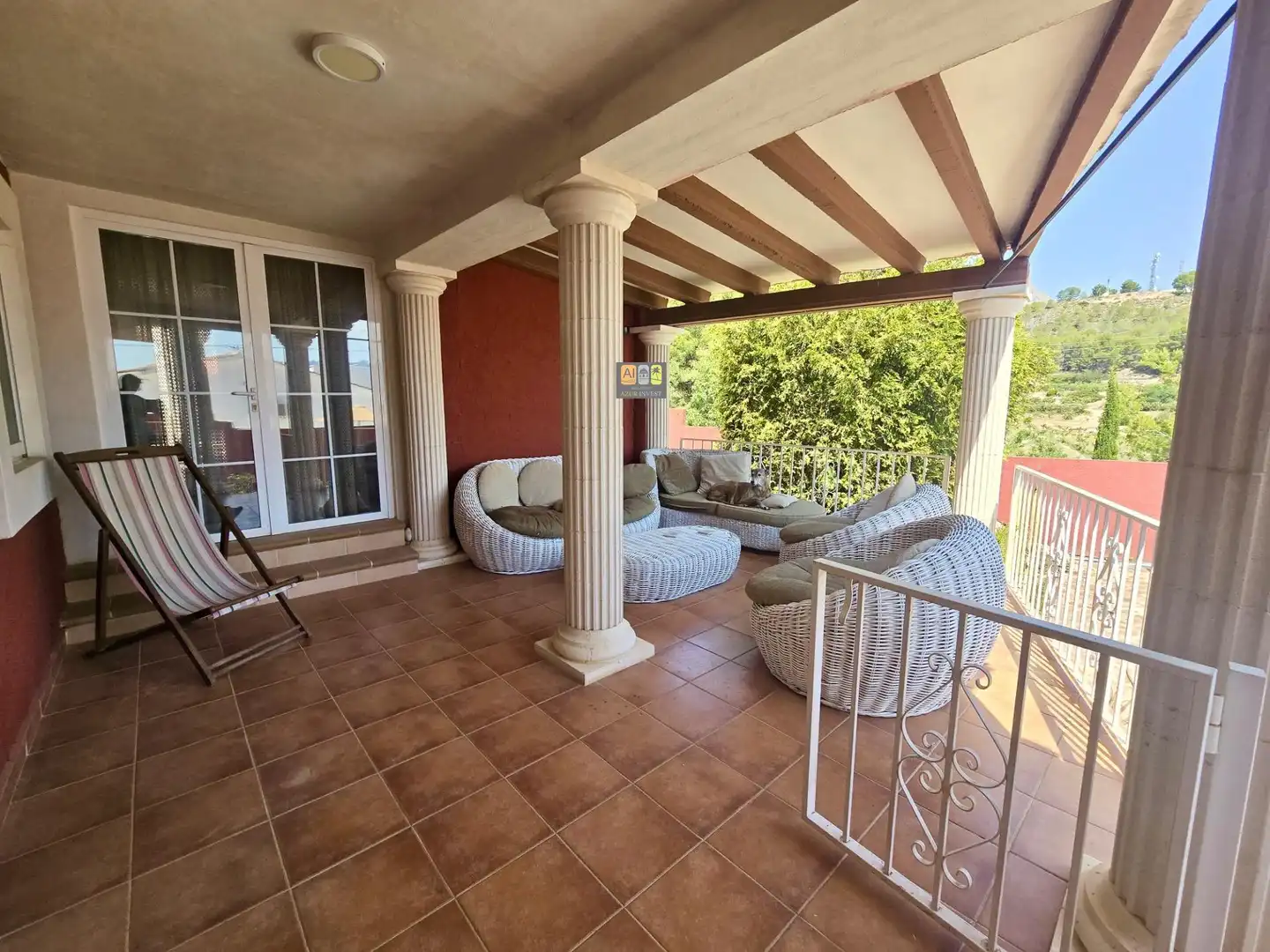 Terraza de Casa o chalet en venta en La Nucia con Aire acondicionado, Jardín privado y Terraza