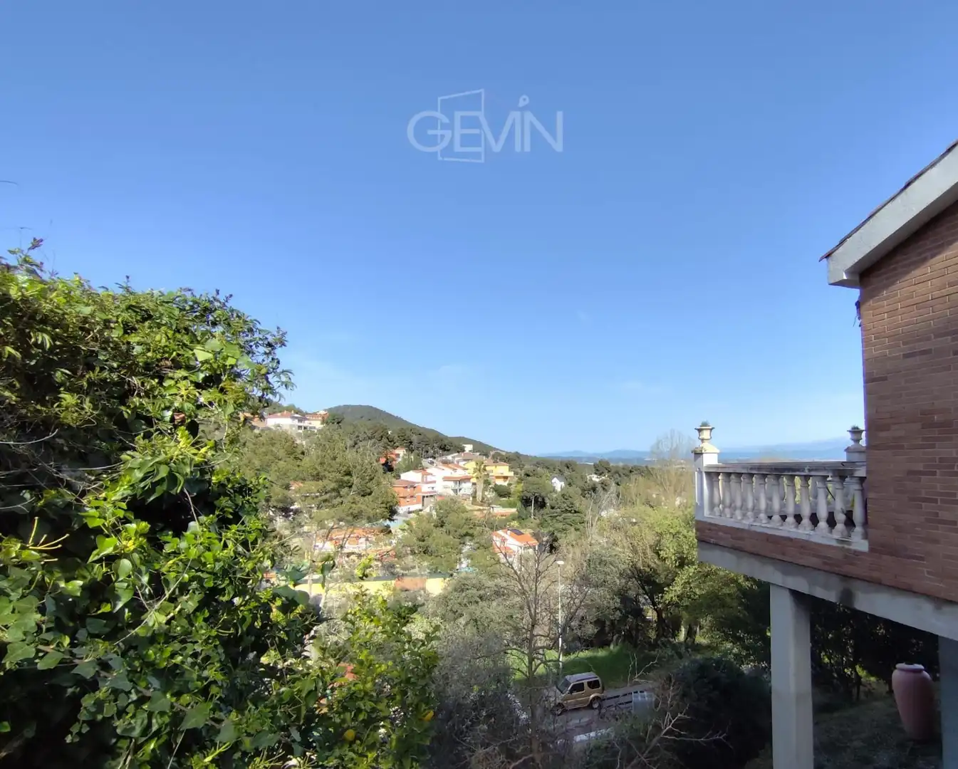Vista exterior de Casa o xalet en venda en Sentmenat amb Aire condicionat, Calefacció i Jardí privat