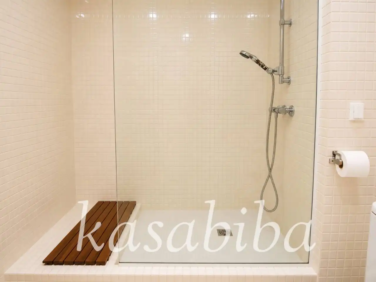 Badezimmer von Dachboden zum Verkauf in Valencia mit Klimaanlage, Heizung und Parkett