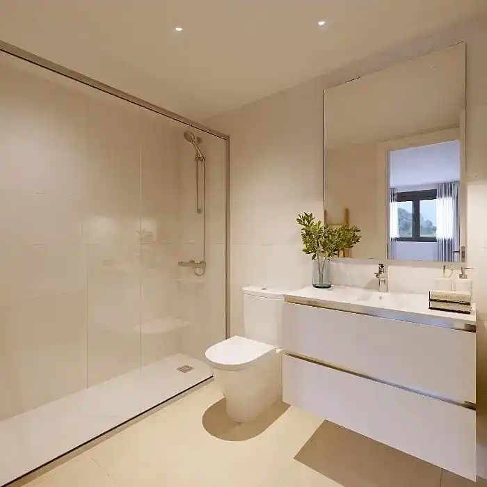 Bany de Apartament en venda en Alicante / Alacant amb Aire condicionat, Terrassa i Traster