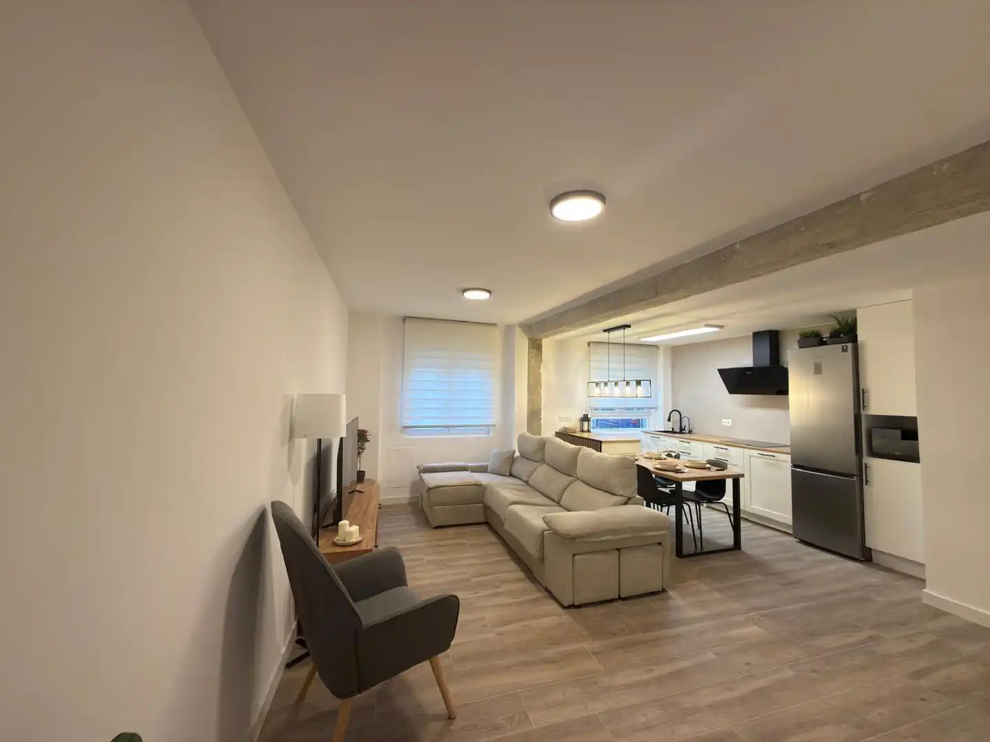 Sala de estar de Piso en venta en Oviedo  con Amueblado