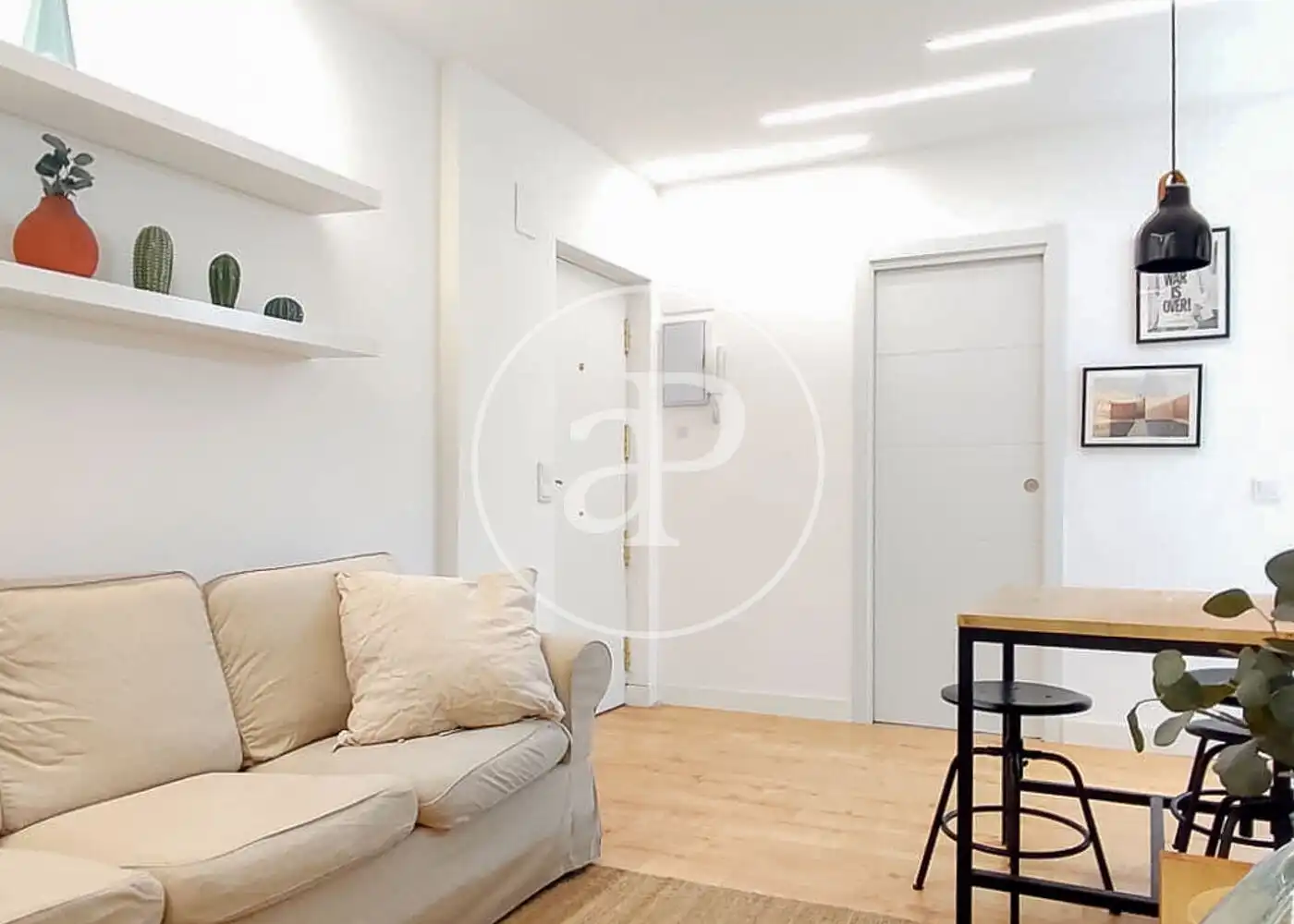 Living room of Flat for rent in Madrid  with Heating and Furnished