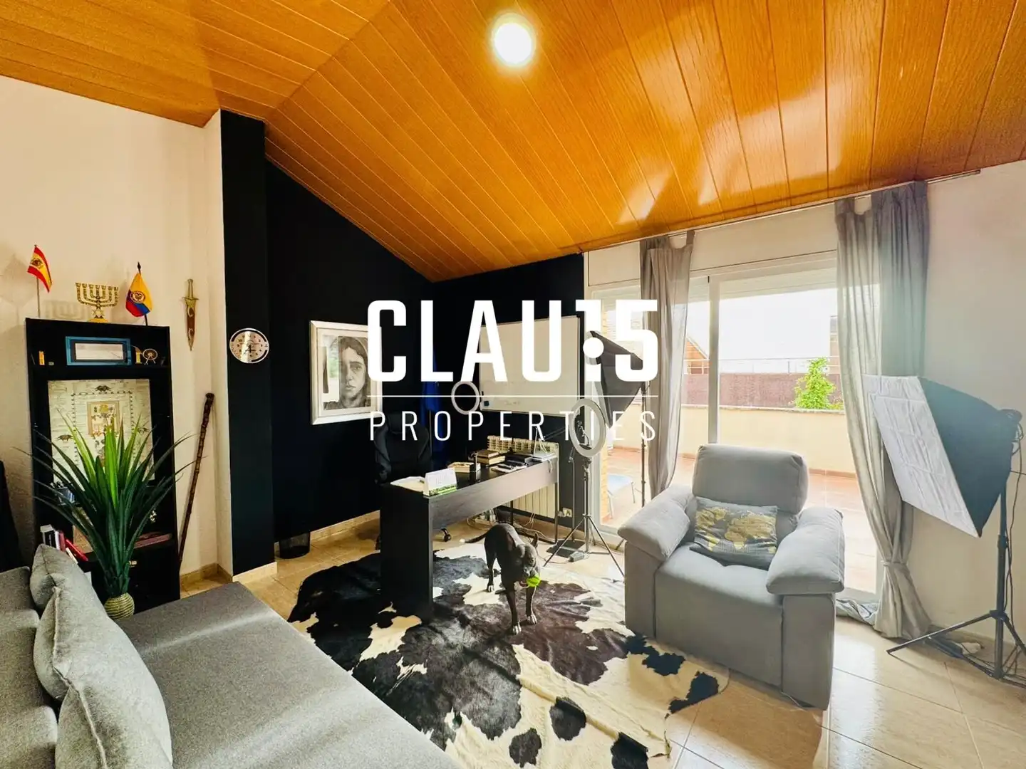 Sala de estar de Casa o chalet en venta en Canet de Mar con Jardín privado, Terraza y Piscina