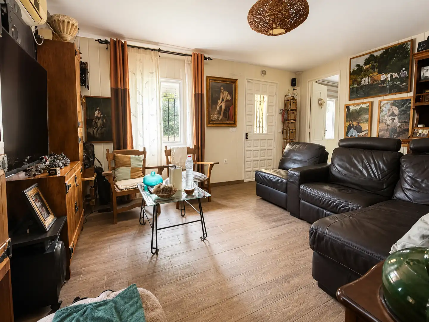 Living room of Houses for sale in Málaga  with Air Conditioner, Heating and Terrace