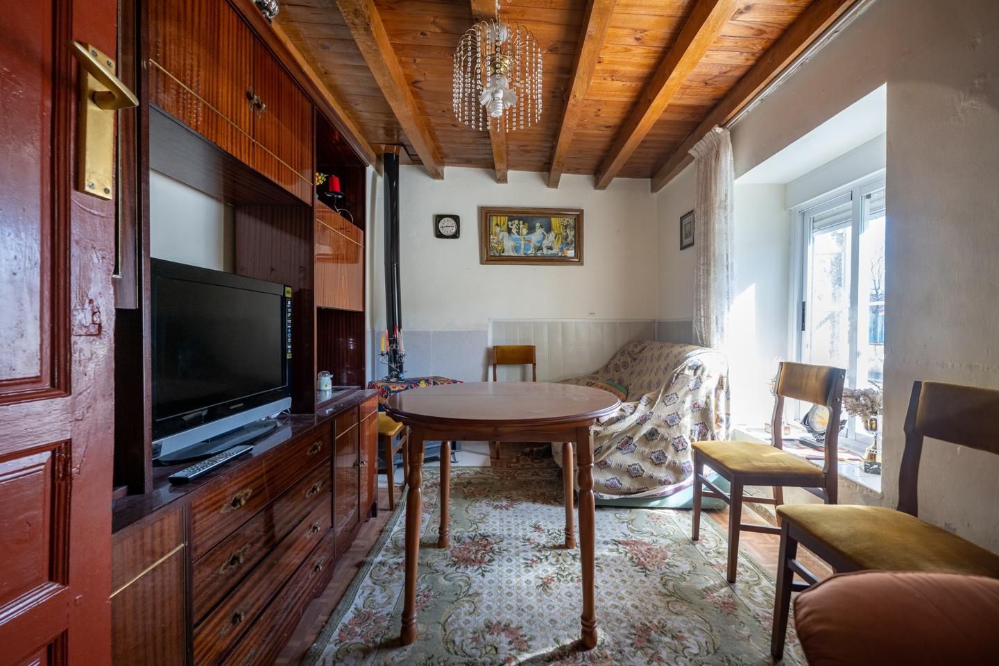 Sala d'estar de Casa o xalet en venda en Sanchorreja amb Calefacció i Traster
