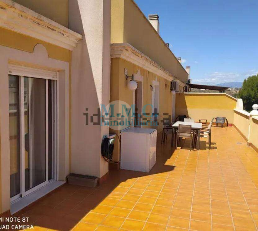 Terrasse von Dachboden miete in Benahadux mit Heizung, Terrasse und Möbliert