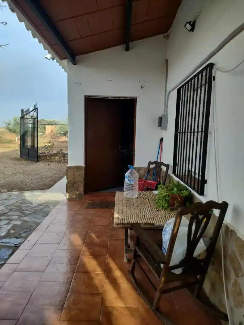 Vista exterior de Finca rústica en venda en Santa Cruz de Mudela amb Jardí privat, Traster i Piscina