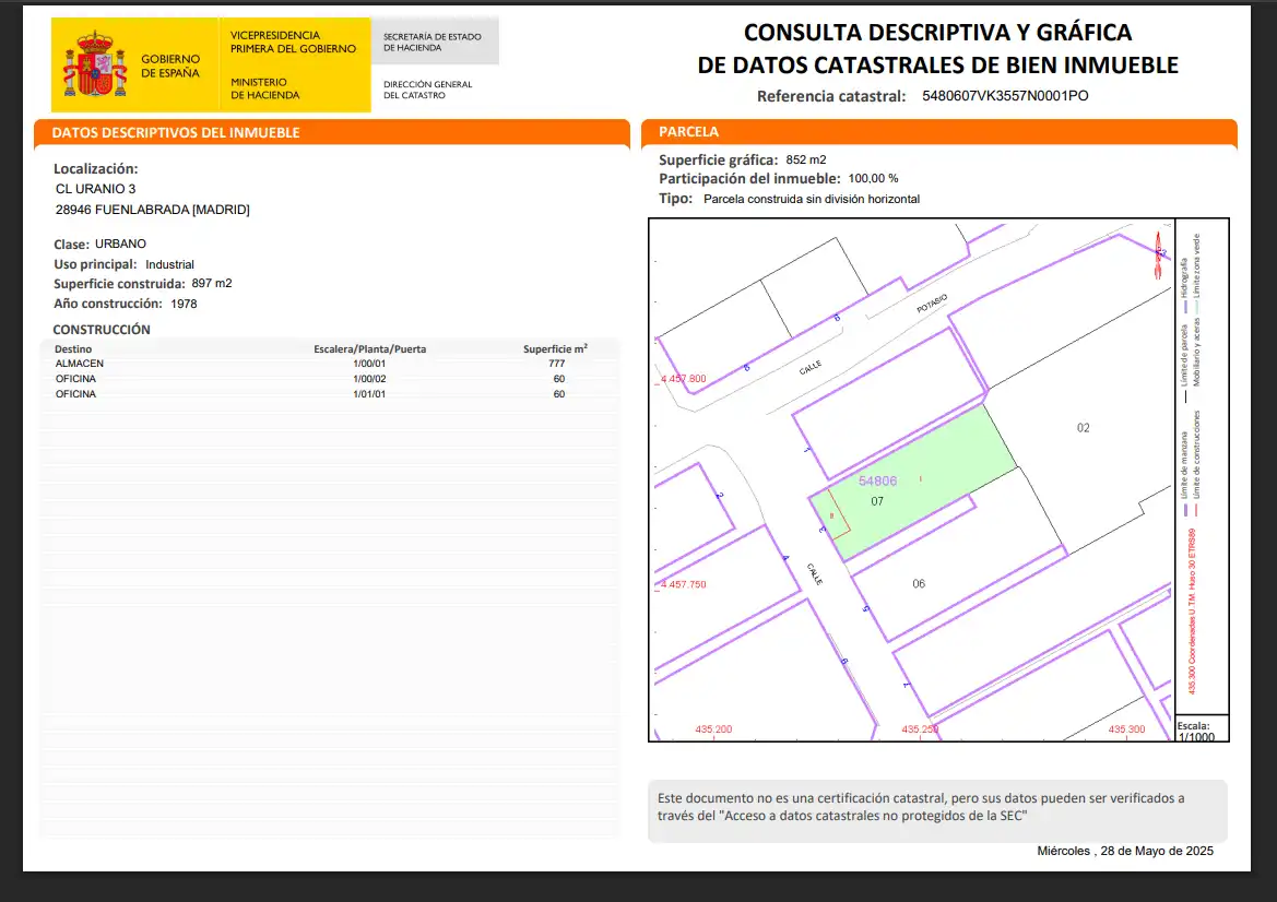 Industrial building for sale in Calle Uranio, imagen 2