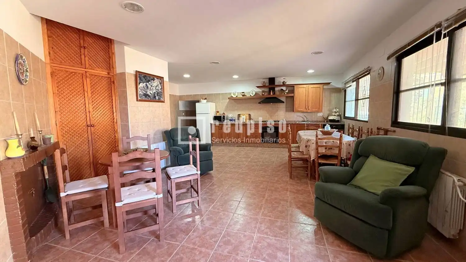 Küche von Haus oder Chalet zum Verkauf in Casabermeja mit Privatgarten, Terrasse und Abstellraum