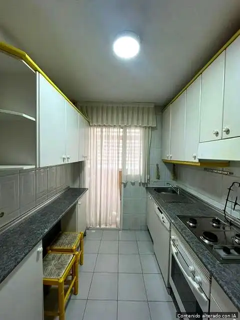 Kitchen of Flat for sale in Málaga  with Terrace and Furnished