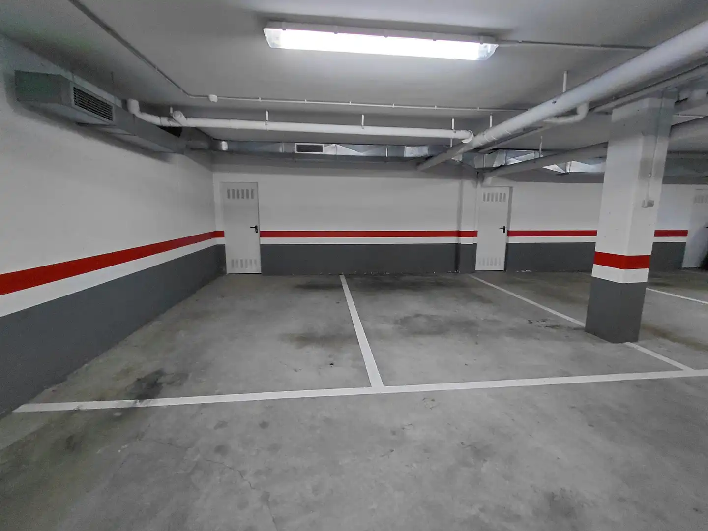 Parking of Flat for sale in Oleiros  with Heating, Private garden and Parquet flooring